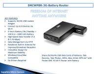 SMC Portable 3G Wi-Fi Router SMCWPBR-3G