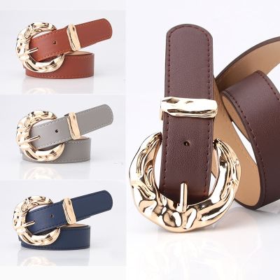 106CM Ladies Belt Trendy Jeans Trousers Metal Buckle Decorative