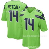 ❒ NFL Football Jersey Seahawks 14 Green Seahawks DK Metcalf Jersey Dropshipping