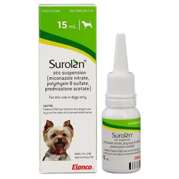 Earache drops shop for dogs