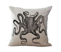 ZXZXOON see animals squid pattern throw pillow case cover cushion cover for sofa car capa de almofadas 45x45cm