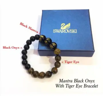 Black Onyx With Tiger Eye Bracelet