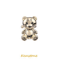 Kemstone เครื่องประดับใหม่หมีน่ารักโดยไม่ต้องเจาะต่างหูคลิปสำหรับหูซ้ายของผู้หญิง