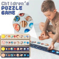 Wooden Solar System Puzzle 3D Puzzles Planets Wood Toys Board Game Kids Learning Educational Toy for Children Boys Girls Gifts