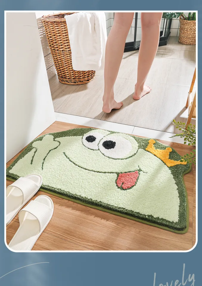 週間売れ筋 Fire Lion Bath Rugs Absorbent Non Slip Door Mats Soft Carpet Wash