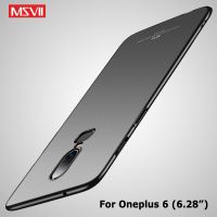 เคส One Plus 6 T 6 T เคส Msvii ฝ้าแบบบางสำหรับ Oneplus 5 5T เคส PC แบบแข็ง Oneplus6เคส OnePlus5