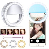 LED Selfie Ring Light Portable Led Flash Universal Selfie Light Lens Fill Lamp For Mobile Phone Laptop TikTok Live Video Light