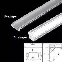 50ซม. Uv Perfil Aluminio Led มุมอลูมิเนียมโปรไฟล์ช่องสำหรับ LED Strip Light Bar ตู้โคมไฟห้องครัว Closet