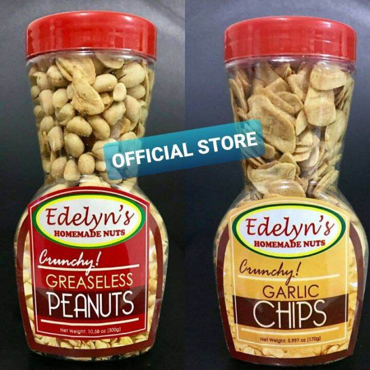 Edelyn's Greaseless Peanut and Garlic chips Set of 2 Lazada PH