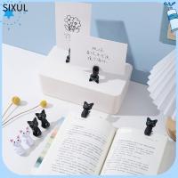 SIXUL 8pcs/Set แมวน่ารักๆ คลิปปิดผนึกขนม ไม้หนีบผ้า มัลติฟังก์ชั่ คลิปหนีบผ้าขนหนู น่ารักน่ารักๆ พลาสติกทำจากพลาสติก คลิปกันลม ของใช้ในครัวเรือน