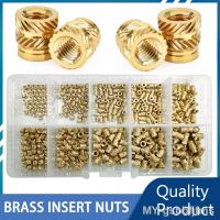 ☊▨✌ Hot Melting Copper Insert Nuts For 3D Printer Notebook M2 M2.5 M3 M4 M5 M6 Embedded Heating Knurled Brass Thread Nut Set Laptops