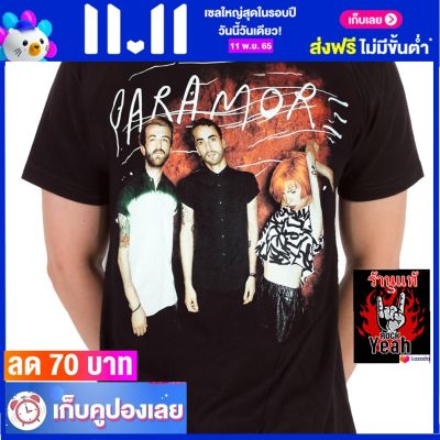 เสื้อวง PARAMORE ร็อคในตำนาน อมตะ พาร์อะมอร์ ไซส์ยุโรป RCM1431