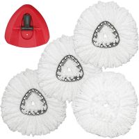 【TIMIN Home Tools】 Spin Mop Replacement Head Cloths Pads For O Cedar Easywring With Rotating Base Floor Cleaning Accessories