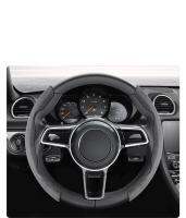 new suede buckle type  steering wheel cover Steering Wheels Accessories