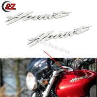 ✎ 2PCS Chrome 3D Gas Fuel Tank Emblem Badge Decal Logo symbol mark for Honda Hornet 250 400 600 CB600F 599 900 CB900F 919