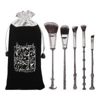 2021 Newest Potter Makeup Brush 5 PcsSet Wizard Wand Makeup Brushes Movie Makeup Brush Set for Women Girls Anime makeup brush