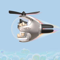 Cartoon Car Air Freshener With Fragrant Tablets Bear Flight Ball Vehicles Aromatpy Long Lasting Ornament Car Decor