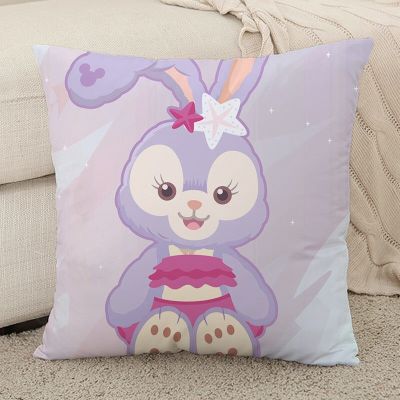 Disney StellaLou Duffy Pillow Case Cartoon Girl  Home Decoration Cushion Cover  Birthday Christmas Gift 40x40cm
