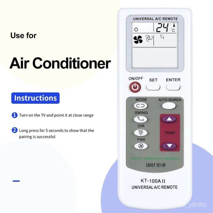 KT100A I Universal A/C Multifunction KT100A II Air Conditioner Remote