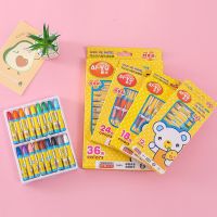 [COD] Factory direct selling cartoon oil painting stick 12 colors 36 childrens set art brush crayons