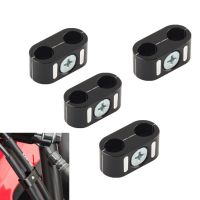 CNC Motorcycle Brake Throttle Cable Clamp Clip Holder Organizer Wire Line Clamp Compatible For 1984-2018 Harley Touring Softail