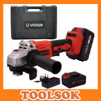 VERGIN เครื่องเจียรไร้สาย เครื่องเจียรแบต 4 นิ้ว 128V