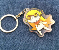 1pcs Anime Bakemonogatari Oshino Shinobu Acrylic Cartoon Keychain Strap Bag Hanging Cosplay Props Pendant Christmas Gifts New