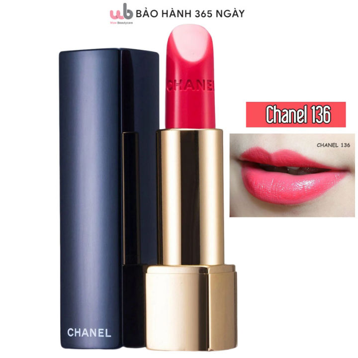 Review Son Chanel Rouge Allure Màu 136 Mélodieuse màu hồng