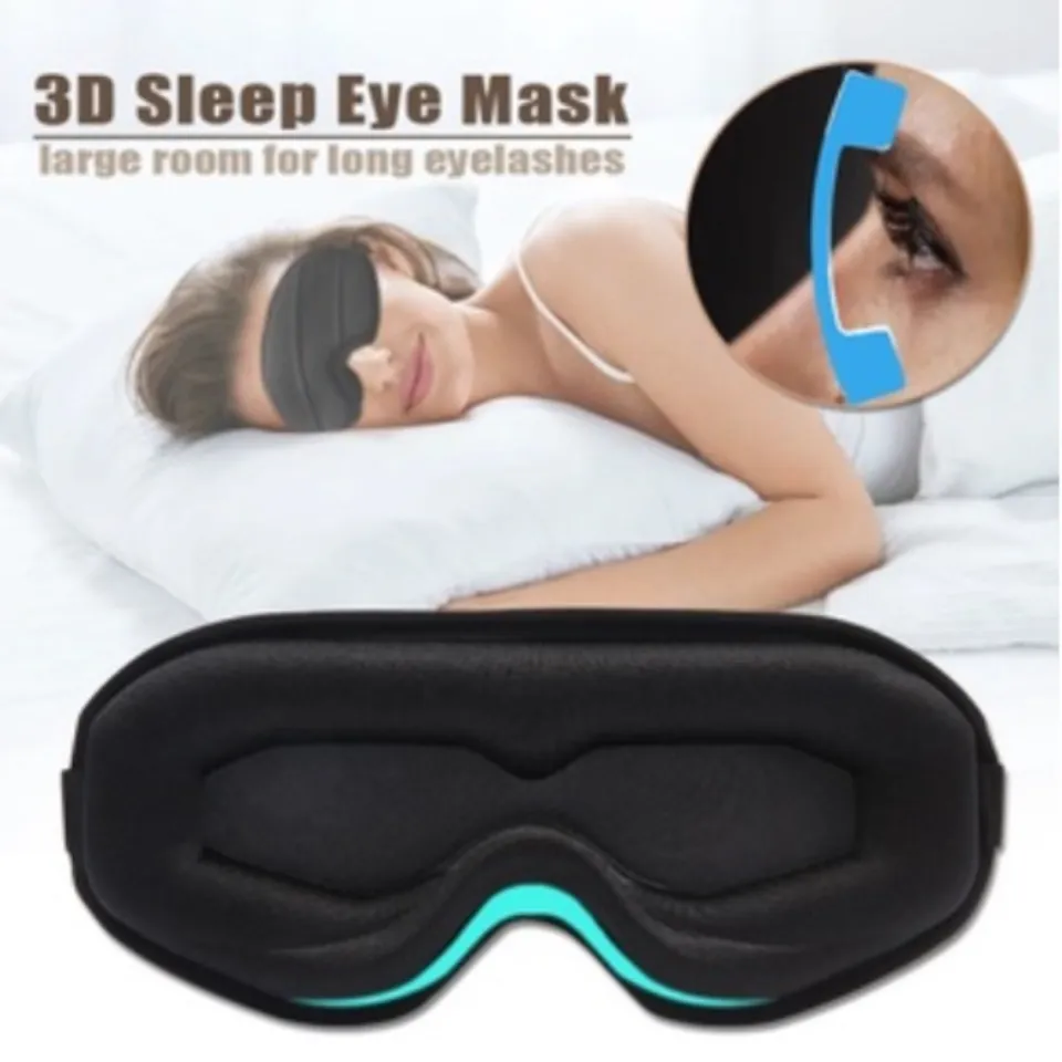 Sleep Eye Mask for Women Men 3d, No Pressure Eye Mask for Eyelash