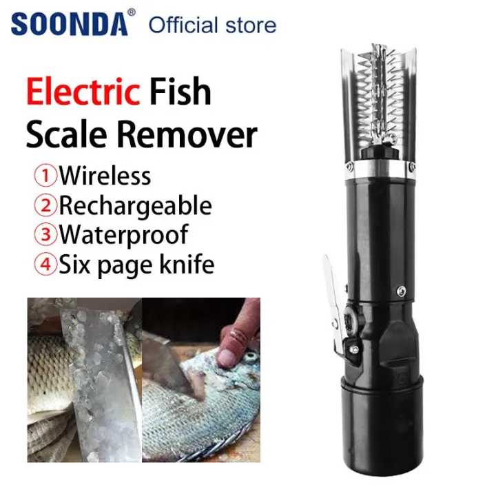 Wireless Automatic Fish Scaler Electric Fishing Scalers Clean Fish