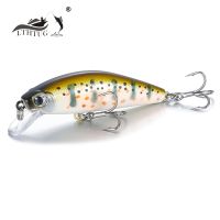 CFOREGT LTHTUG Minnow Peche Leurre AGILE 55S เหยื่อตกปลากินปลาเท่านั้น55Mm 9G เหยื่อปลาแซลมอนปลาเทราท์เหยื่อแข็ง