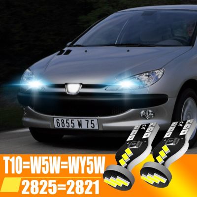 【CW】2pcs LED Sidemarker Light Blub Clearance Lamp T10 W5W Canbus For Peugeot 206 307 208 308 3008 207 2008 5008 406 508 407 Parner