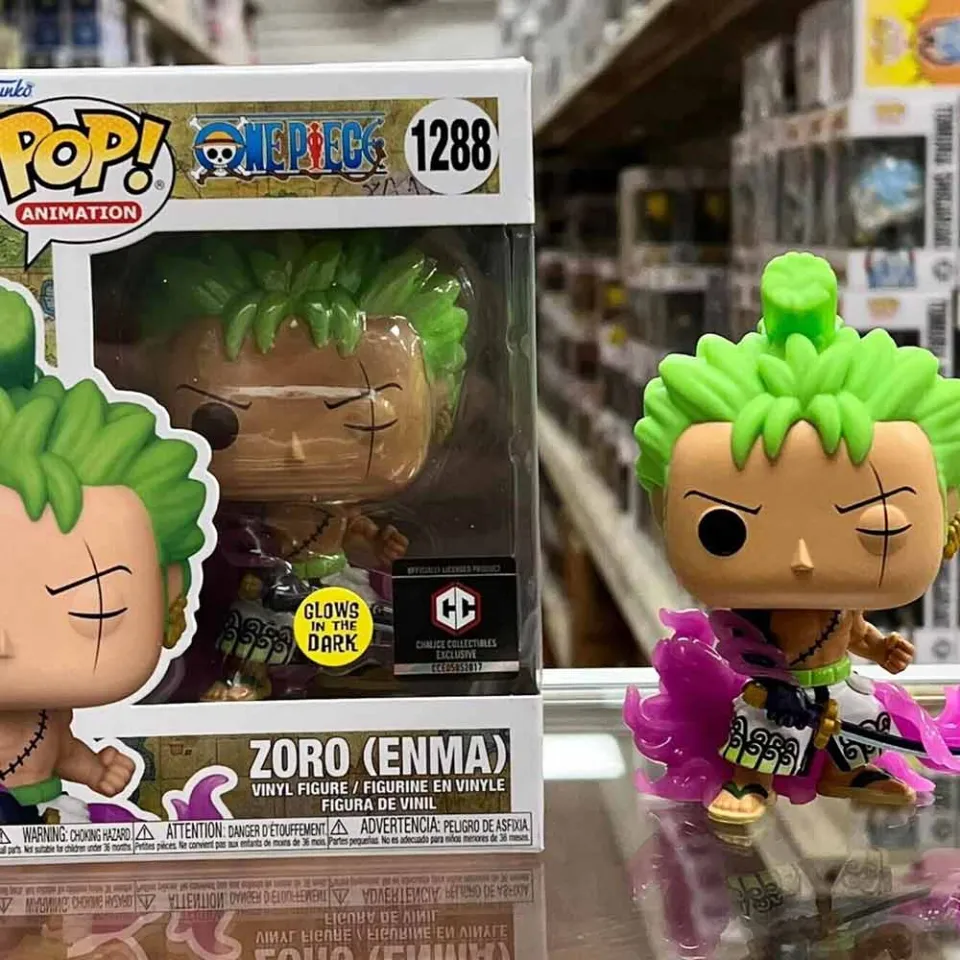 Pre Order Funko Pop One Piece - Zoro (Enma) Glow in the Dark, Hobbies &  Toys, Toys & Games on Carousell