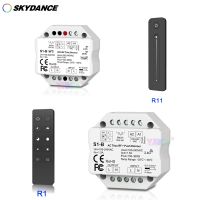 ☌❈ S1-B WT Wifi Led Triac RF Dimmer R1/R11 Remote 2.4G Wireless 1.5A 150W-360W Push Dimmer LED Switch Controller AC 110V-220V