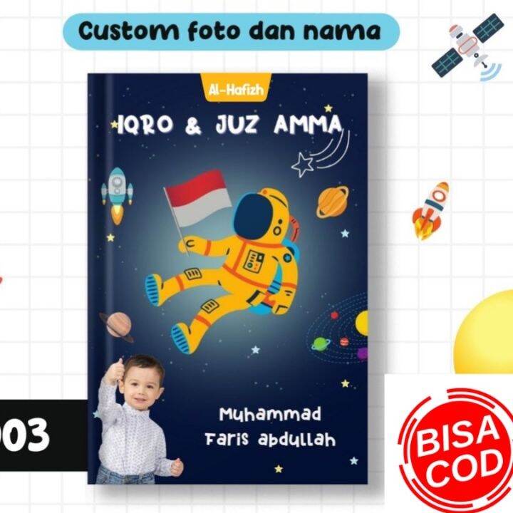 IQRO & JUZ AMMA AL HAFIZH/ QRO CUSTOM NAMA IQRO CUSTOM FOTO/IQRA & JUZ ...
