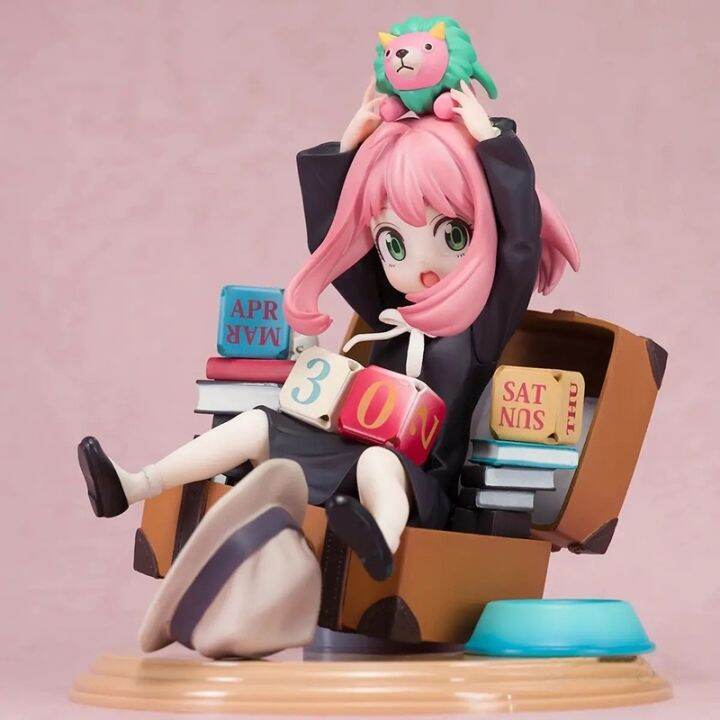 Anime Spy X Family Anya Figure Toys Loid Yor Forger Chibi Anua Figure ...