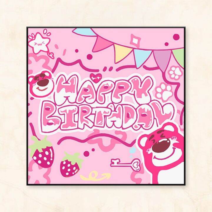 DIY by numbers diy painting by numbers number painting Happy Birthday