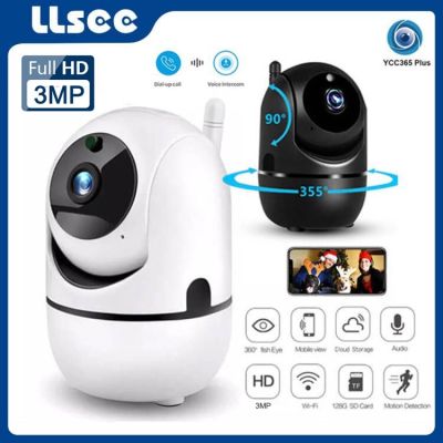 LLSEE YCC365 Minion 3MP Indoor monitoring Wifi Surveillance [Auto Tracking Camera] Network