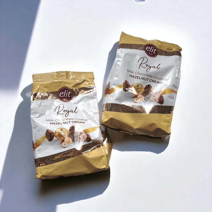 [ELIT] Royal 500g Milk Chocolate Coated Hazelnut Cream from Turkey