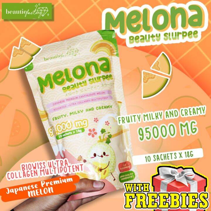MELONA Beautie Factory (MELON) Premium Drink 10 Sachets per Pack Collagen FREE SHIPPING Lazada PH