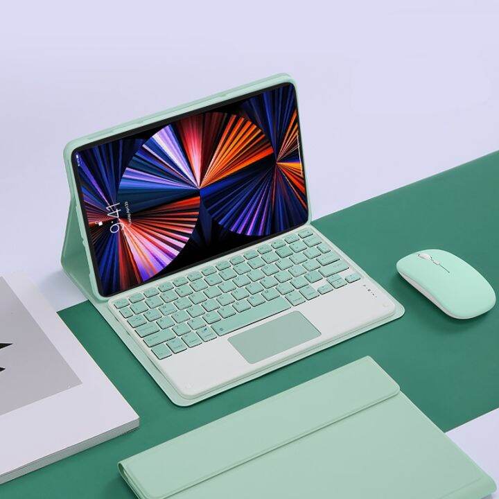 Wireless Bluetooth Keyboard Mouse Case for Realme Pad 10 4 RMP2102