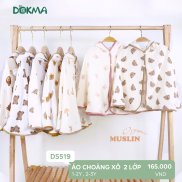 Dokma Áo choàng vải xô muslin 2 lớp Dokma