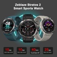 Đồng hồ thông minh Zeblaze Stratos 2 GPS Màn hình AMOLED Màn hình sức khỏe thumbnail