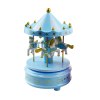 Merry-go-round wooden music box toy child baby game home decor carousel - ảnh sản phẩm 3
