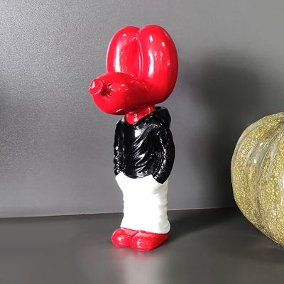 1Pcs Nordic Balloon Dog Statue Street Art Sculpture Animal Doll Sculpture Craft for Home Living Room Ornament