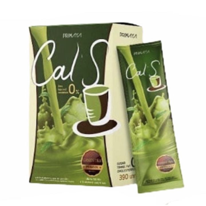 cal-s-green-tea-แคลเอสชาเขียวมัทฉะของแท้-1-กล่อง-มี-10-ซอง
