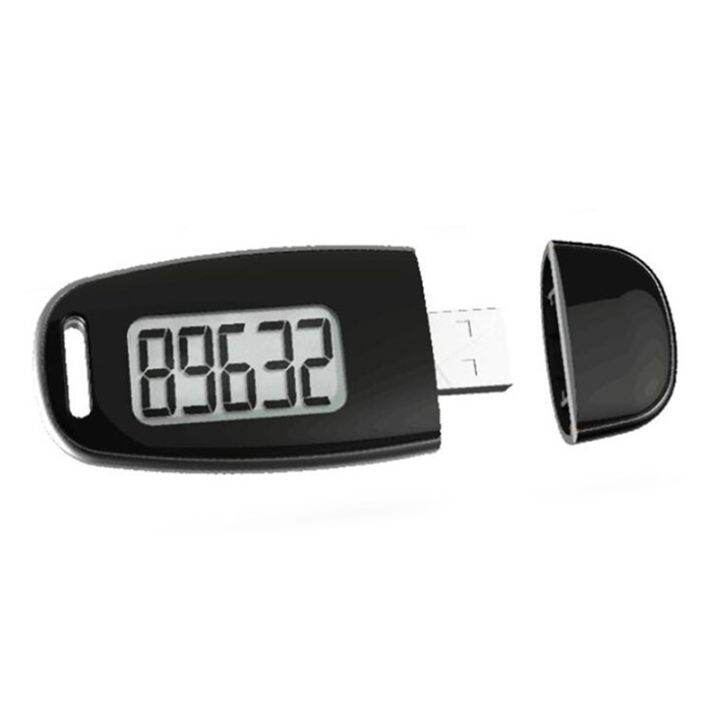 Simple Step Counter,Walking 3D Pedometer with Rechargeable Battery