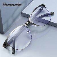 ∏ﺴ◎ iboode Stainless Steel Men Women Computer Reading Glasses For Reader Presbyopic Optical Lens Goggles 1.0 1.5 2 2.5 3 3.5 4