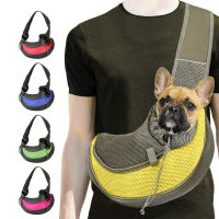 Puppy Dog Carrier Backpack Travel Tote Shoulder Bag Mesh Sling Carry Pack Comfort Travel Tote Shoulder Bag Sling Backpack
