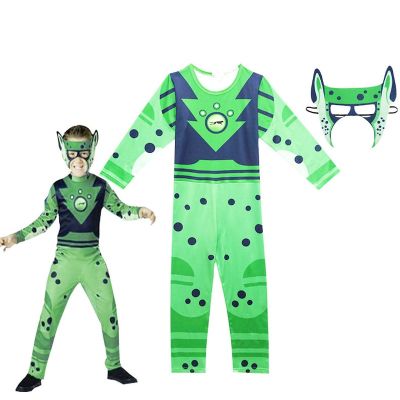 Anime Wild Kratts Cosplay Christmas Halloween Character Boys Girls Brothers Siamese Animals Brothers Play Performance Costumes